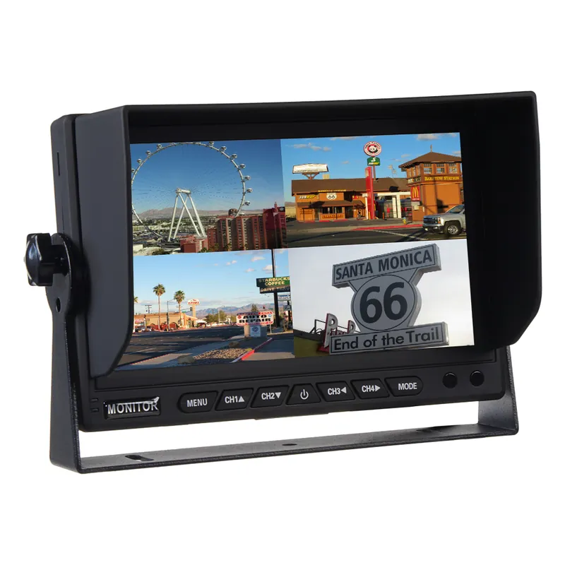 Super nabídka - AHD monitor 7" s kvadrátorem a s 4x4PIN vstupy