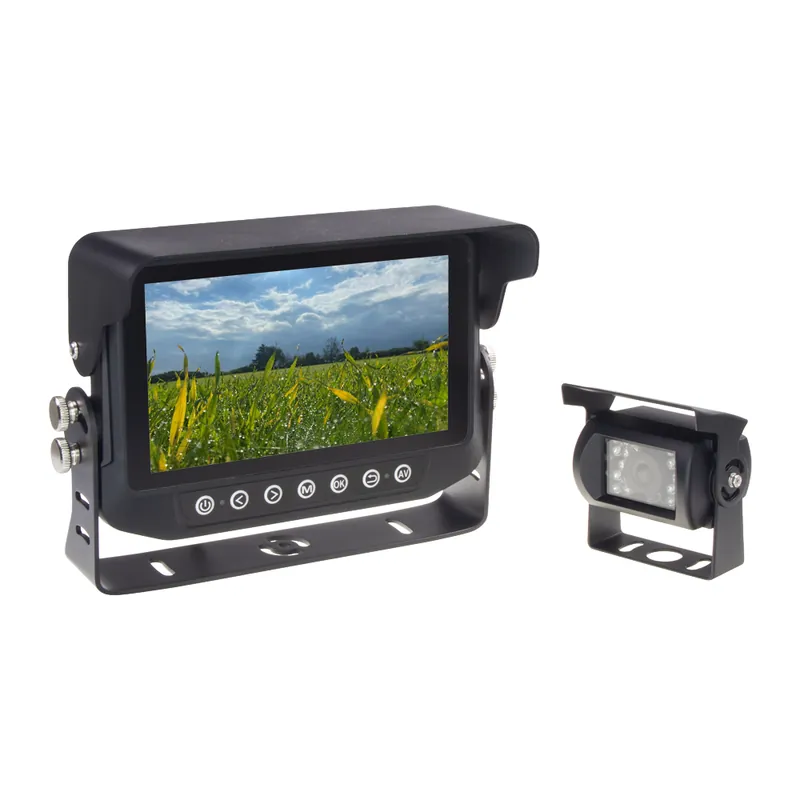 AHD set Monitor 7" prachotěsný/voděodolný/nárazu odolný, 2x4PIN vstup + kamera + 15m kabel | Velmi oblíbený produkt