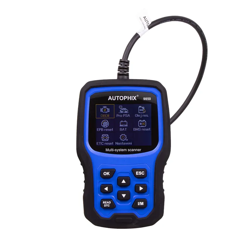 Autodiagnostika Autophix 9850 OBDII pro Peugeot, Citroen | Nejprodávanější