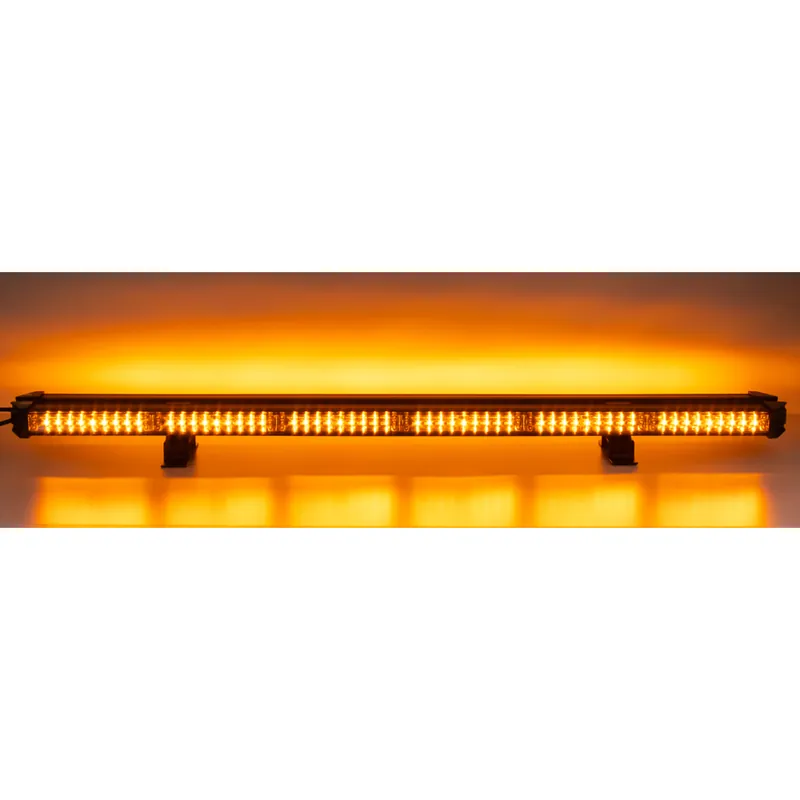 Poslední kus | LED alej voděodolná (IP67) 12-24V, 108x LED 1W, oranžová 916mm, dual, ECE R65
