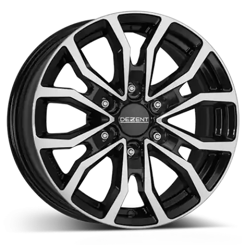 Snížená cena - DEZENT KC dark 8x17, 6x139,7, ET 20, 106,1 Dobré pneu