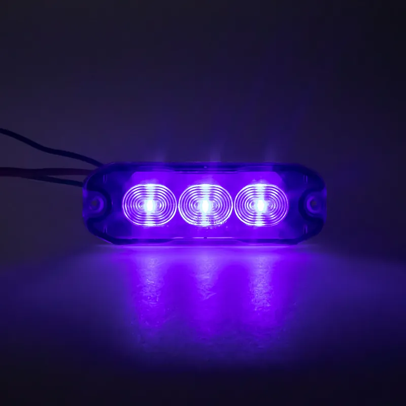 PROFI SLIM výstražné LED světlo vnější, modré, 12-24V, ECE R10 CH-073blu - Končí brzy